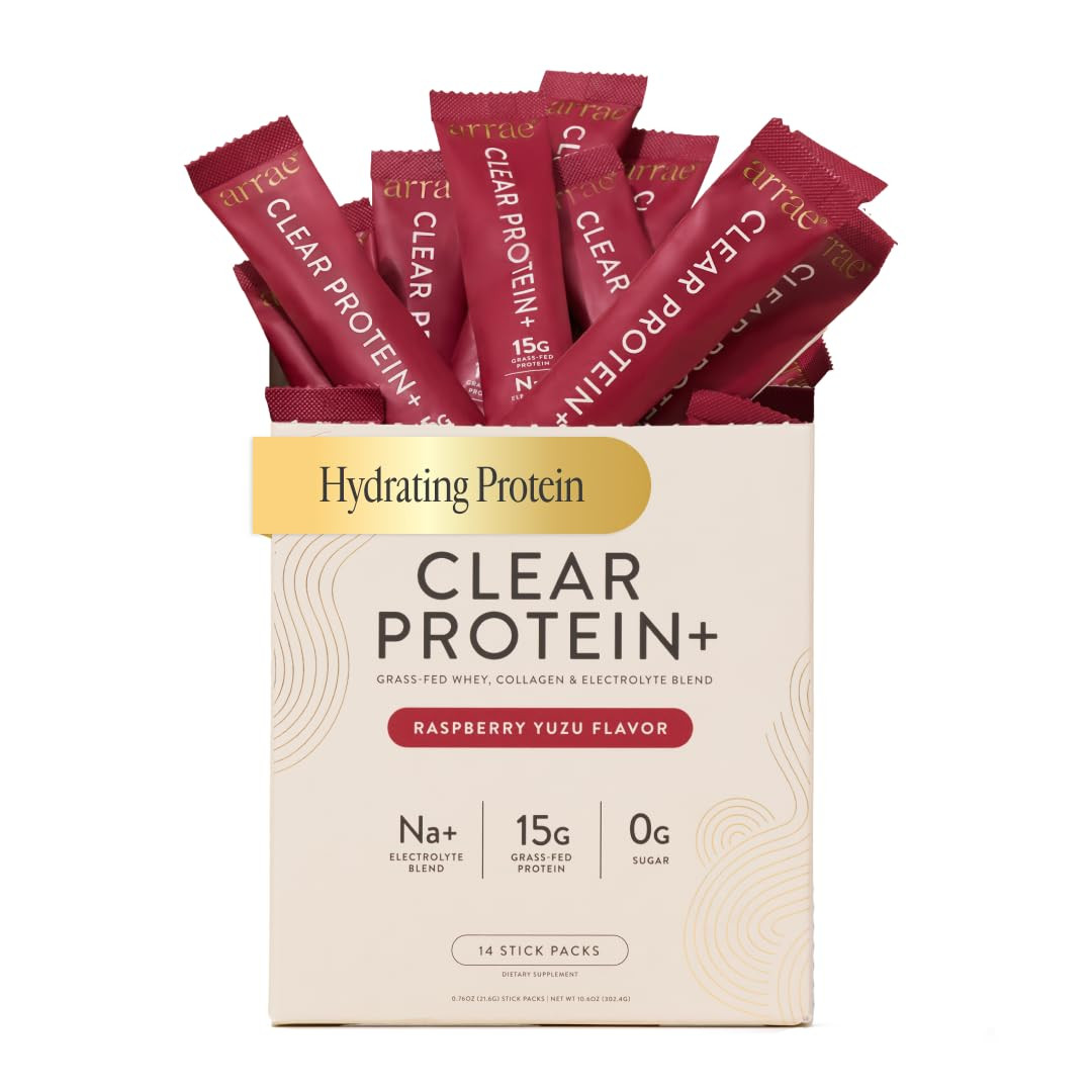 Arrae Clear Protein – Natural Protein Supplement, Smooth Texture, Easy to Mix, 14 Servings, Cle... | Amazon (US)