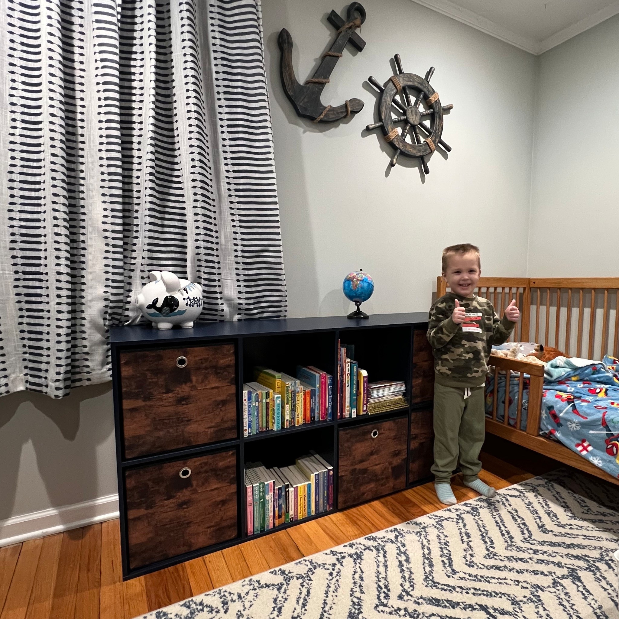 love these new shelves & faux-wood bins for Trent’s room storage!

#LTKKids #LTKHome #LTKmomlife