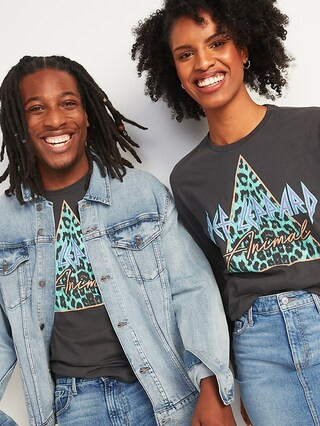 Def Leppard™ Gender-Neutral Graphic Long-Sleeve Tee for Men & Women | Old Navy (US)