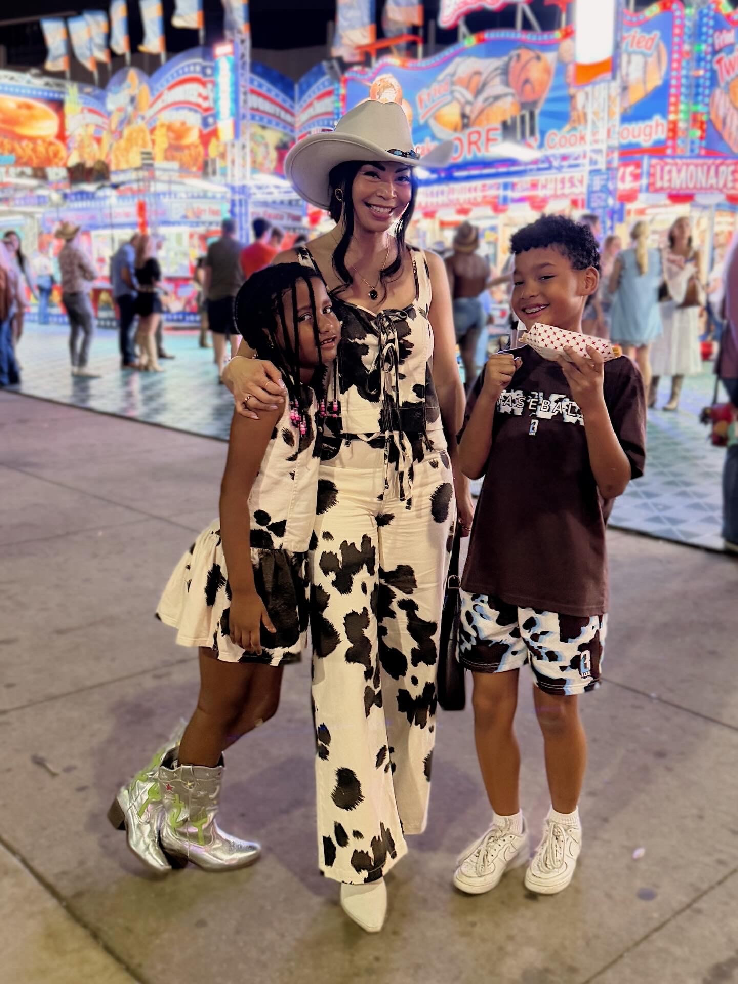 Cow print rodeo outfits 

#LTKootd #LTKOver40 #LTKKids