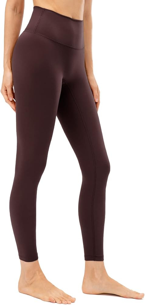 Lavento Women's Naked Feeling Light Yoga Leggings 7/8 Length - High Waist Ultra Soft Workout Legg... | Amazon (US)