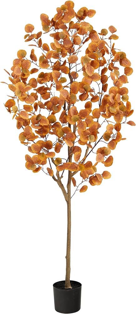 6ft. Autumn Eucalyptus Artificial Tree | Amazon (US)