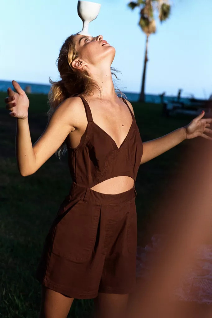 BDG Dora Cutout Romper | Urban Outfitters (US and RoW)