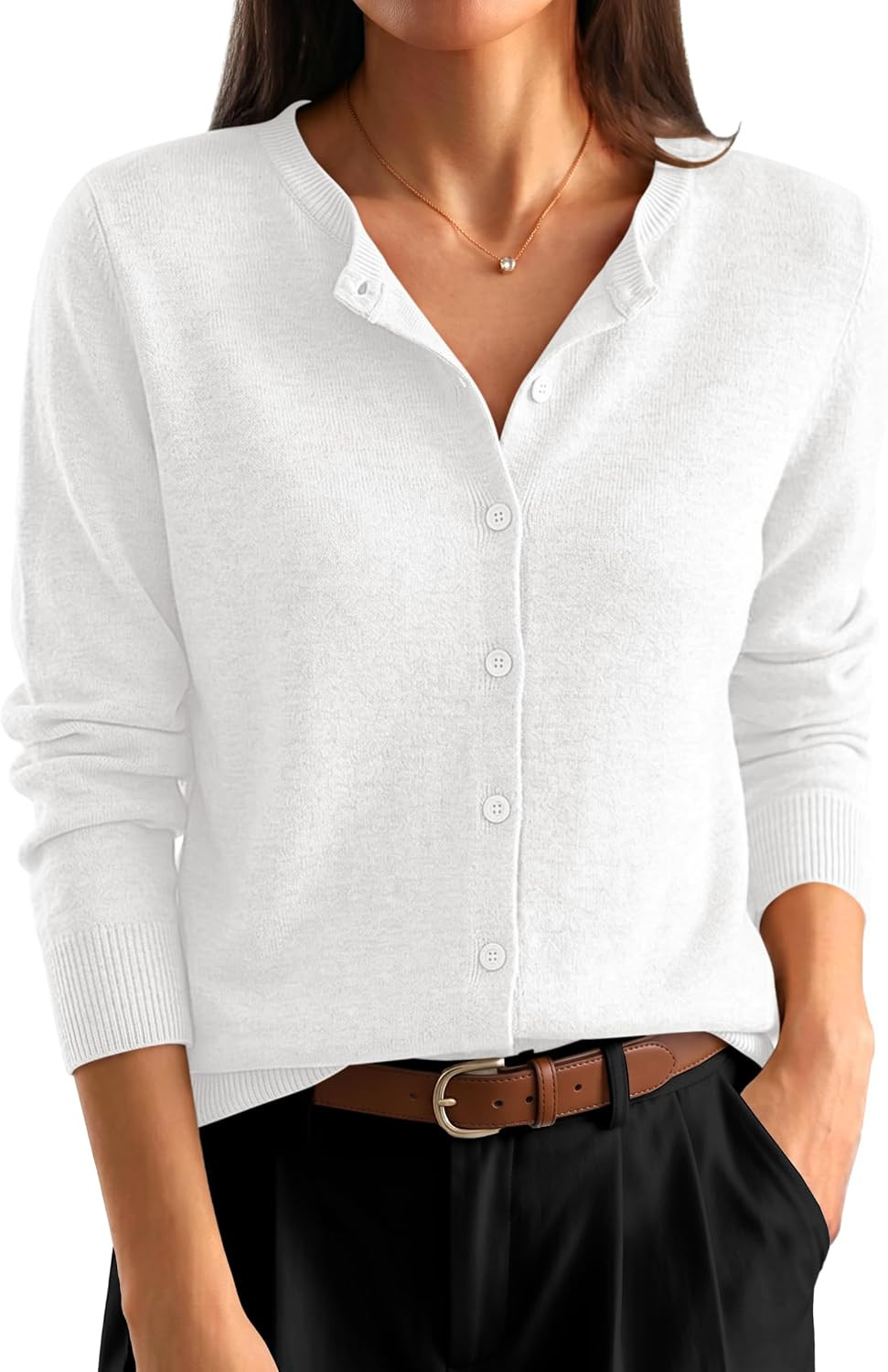 ANRABESS Cardigan Sweaters for Women Lightweight Fall Outfits | Amazon (US)