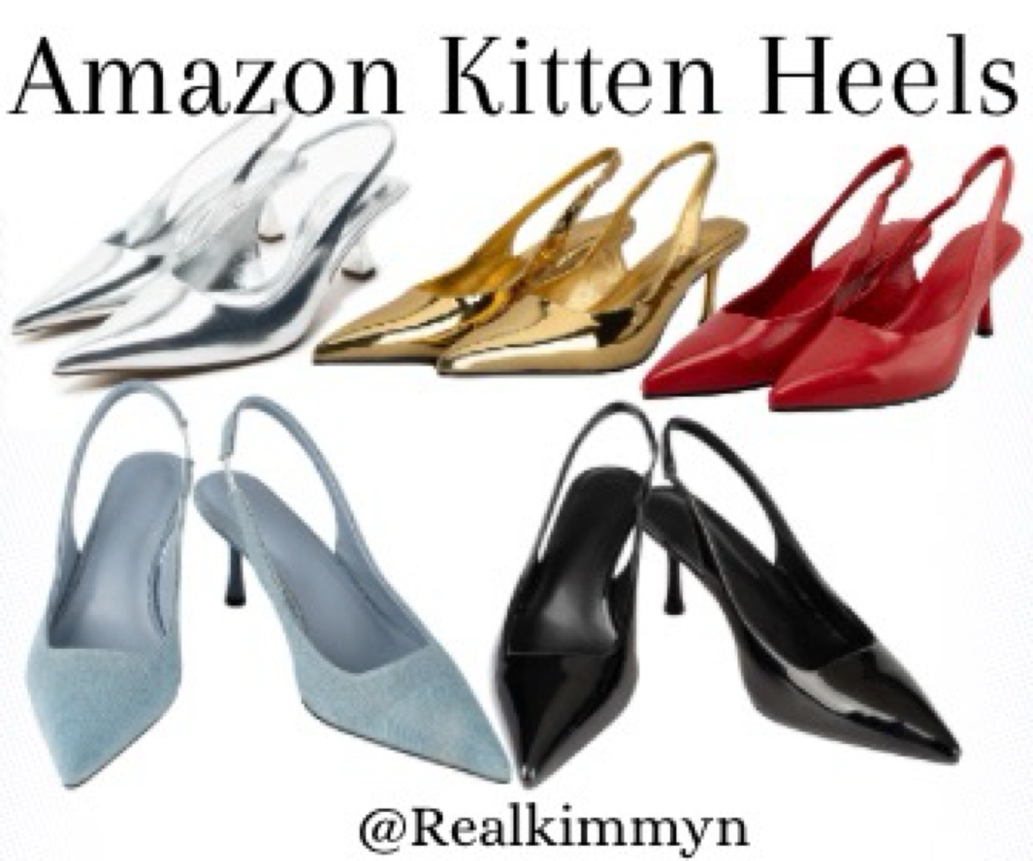 I just got in these red kitten heels from Amazon and they’re perfect and affordable. Now I want in all the colors. 😂

#LTKshoecrush #LTKstyletip #LTKfindsunder50