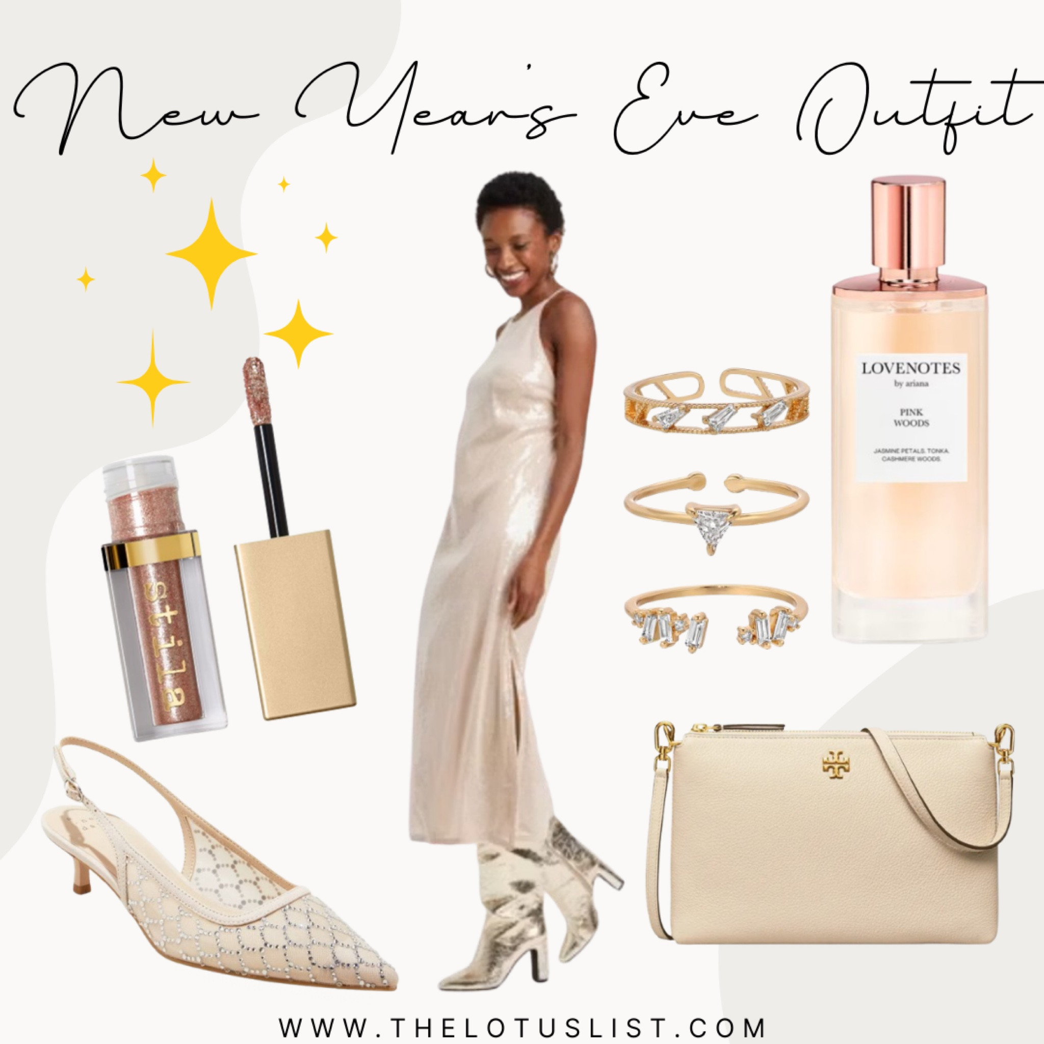 New Year’s Eve Outfit

Ltkfindsunder100 / ltkfindsunder50 / LTKbeauty / LTKsalealert / LTKstyletip / LTKitbag / LTKshoecrush / ltkplussize / LTKmidsize / target / target style / target finds / Nordstrom / Nordstrom finds / gold sequin dress / gold dress / sequin dress / gold shoes / heels / sparkly heels / gold heels / tory burch / Tory Burch bag / gold handbag / gold bag / crossbody bag / ring set / dainty ring set / gold rings / gold jewelry / sale / sale alert  

#LTKHoliday #LTKSeasonal #LTKParties