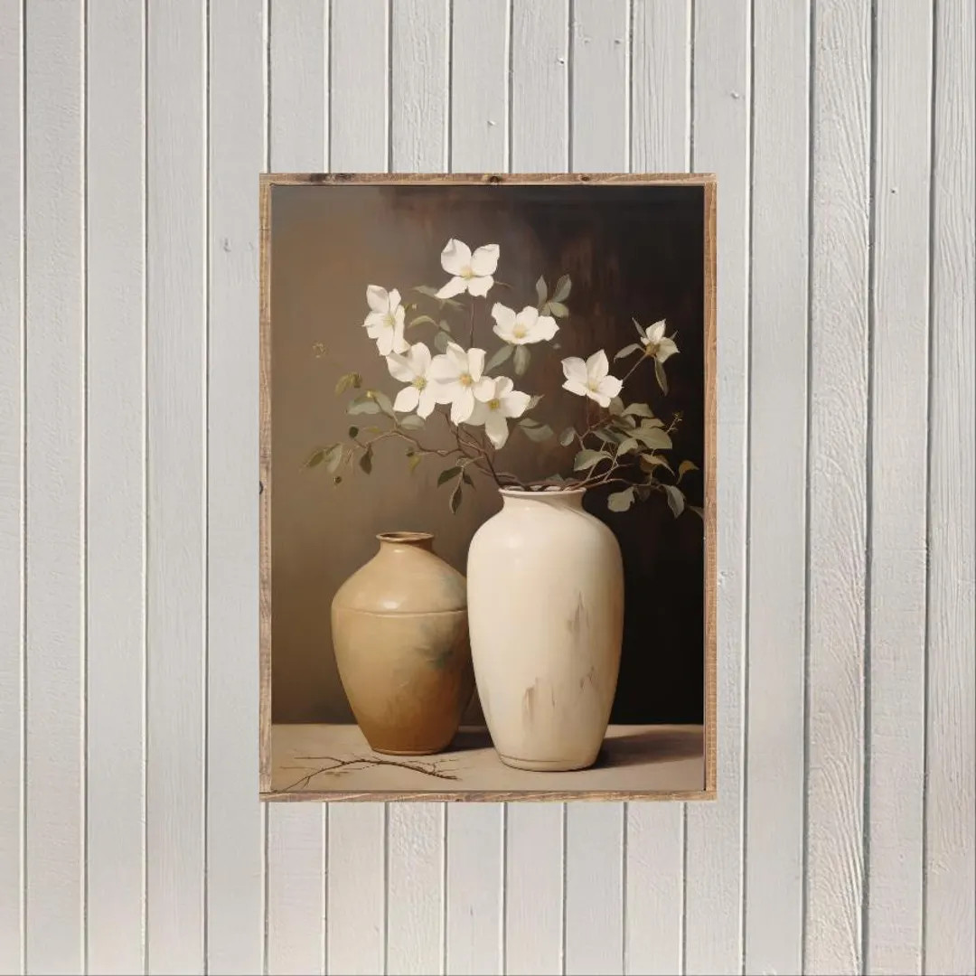 Fresh Clipped Dogwood Stems Canvas Printed Sign - Etsy | Etsy (US)