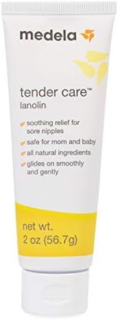 Medela, Tender Care, Lanolin Nipple Cream for Breastfeeding, All-Natural Nipple Cream, Tender Car... | Amazon (US)