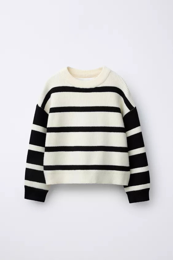 STRIPED KNIT SWEATER | Zara US