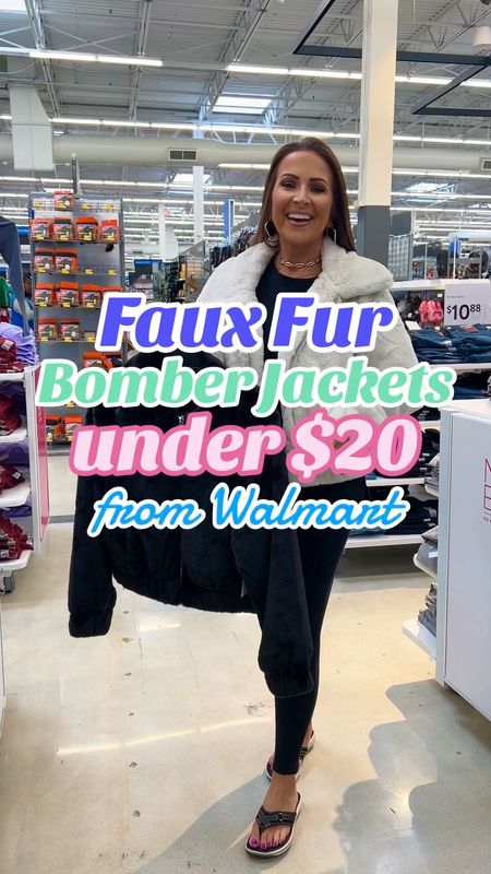 Faux fur bomber jackets - perfect for layering over party outfits and dresses for Christmas and New Years.

I’m in an XL here for reference. 

Christmas party outfits, holiday party outfits, New Year’s Eve outfits, bomber jacket, winter fashion, winter outfits, Walmart fashion finds, Walmart must haves 

#LTKfindsunder50 #LTKHoliday #LTKstyletip