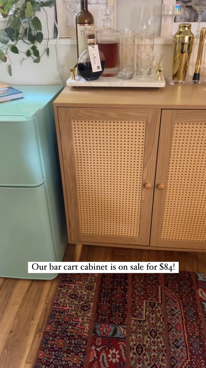 We love this bar cart cabinet! It’s so cute. Love the rattan. Has so much space and so easy to build!



#LTKStyleTip #LTKSaleAlert #LTKHome