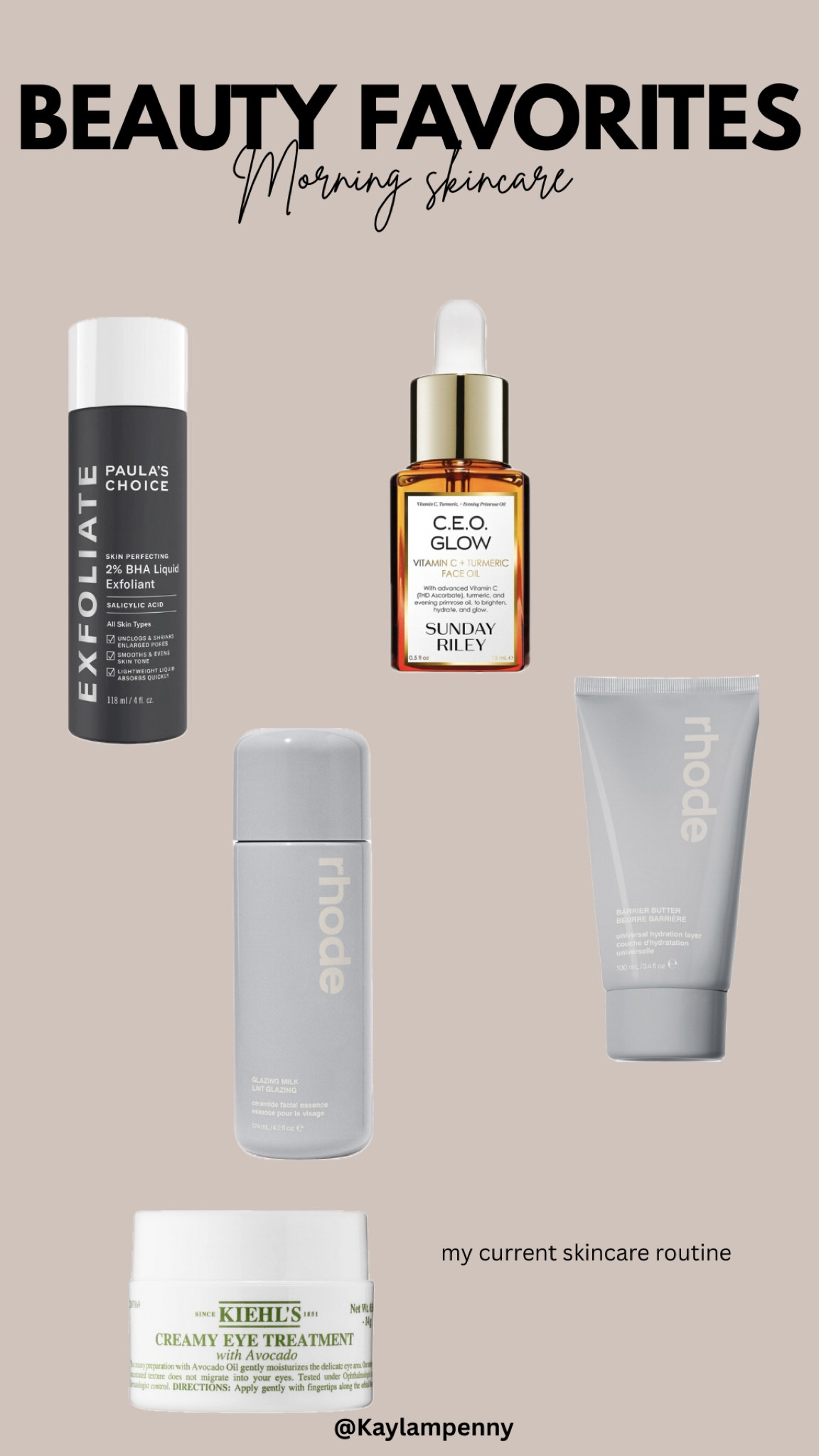 my morning skincare favs <3 