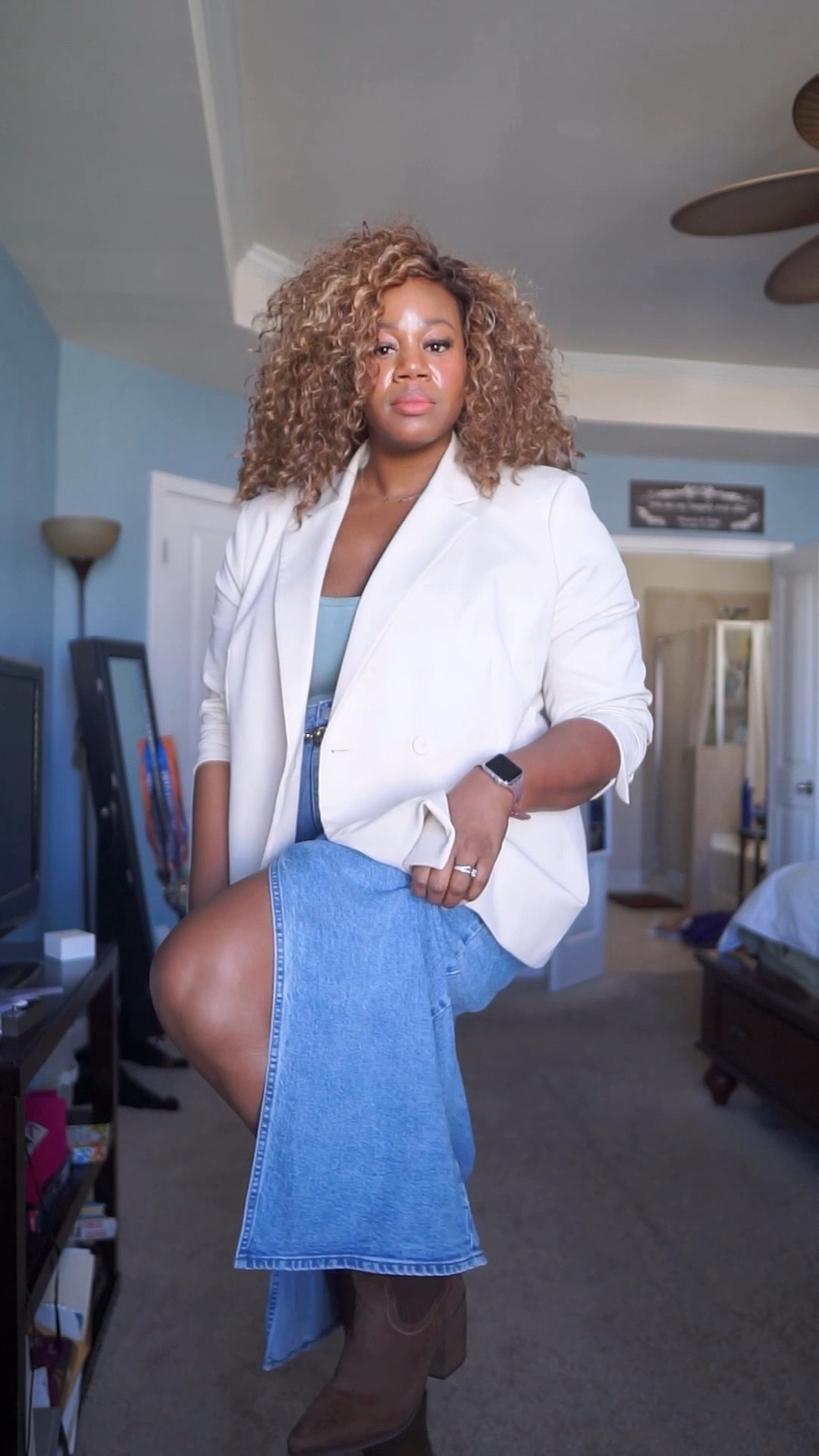 Love this denim skirt! Today is the last day to get it 20% off ‼️

Spring outfit, Casual Outfit, vacation outfit 

#LTKmidsize #LTKsalealert #LTKfindsunder50