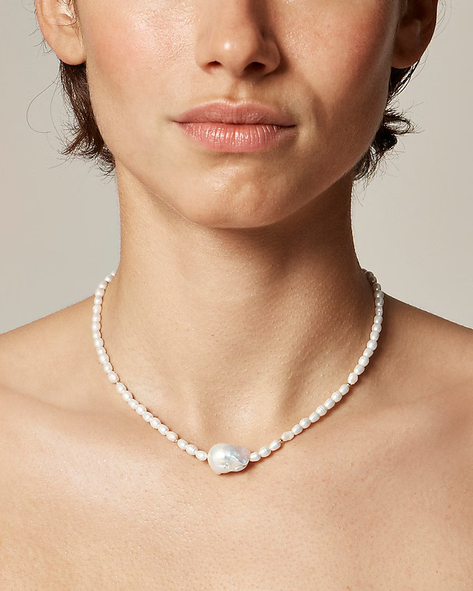 Baroque pearl necklace | J. Crew US