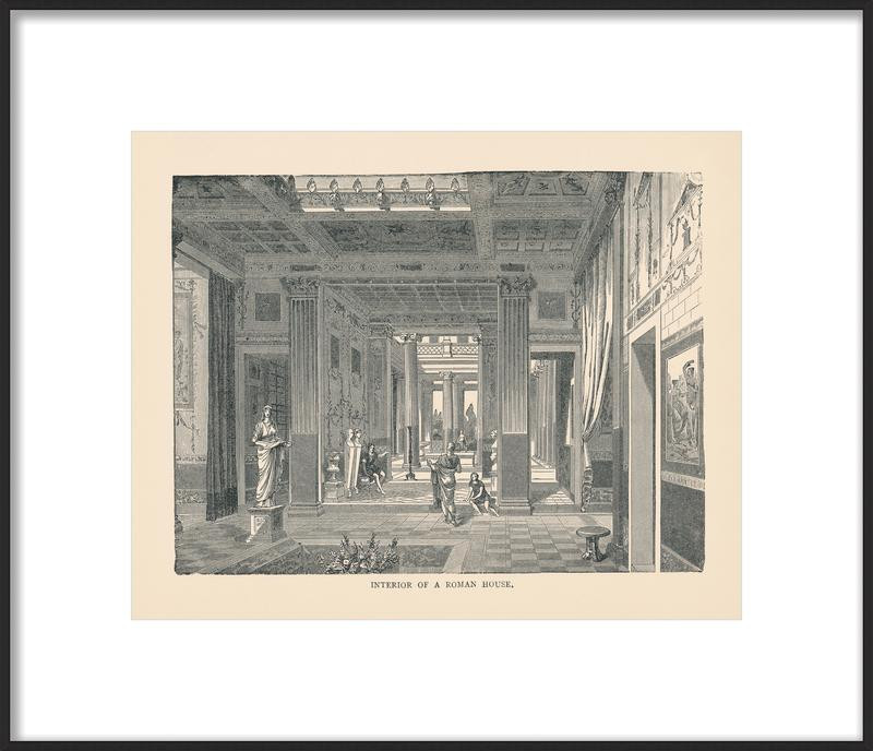 Ancient Roman Villa Interior | Artfully Walls