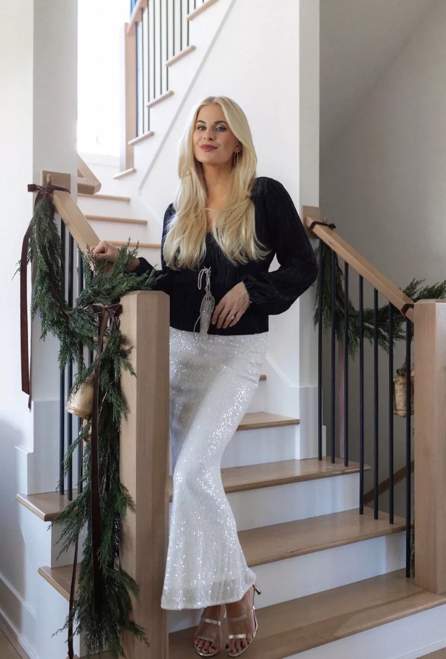 Holiday Outfit: wearing a small in top and skirt - linking similar everything!
#kathleenpost

Holiday party, holiday fashion, work holiday party, NYE, New Year’s Eve 

#LTKSeasonal #LTKGiftGuide #LTKHoliday