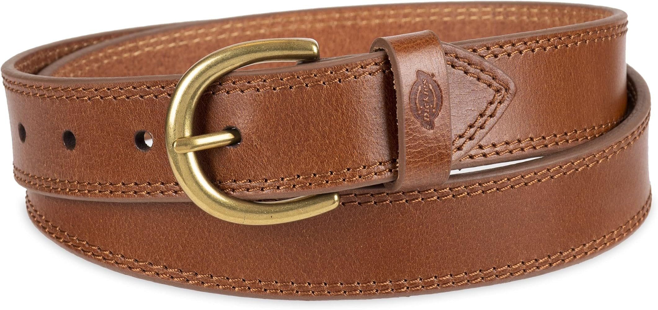 Dickies Women's Casual Leather Jean Workwear Belt with Round Harness Buckle | Amazon (US)