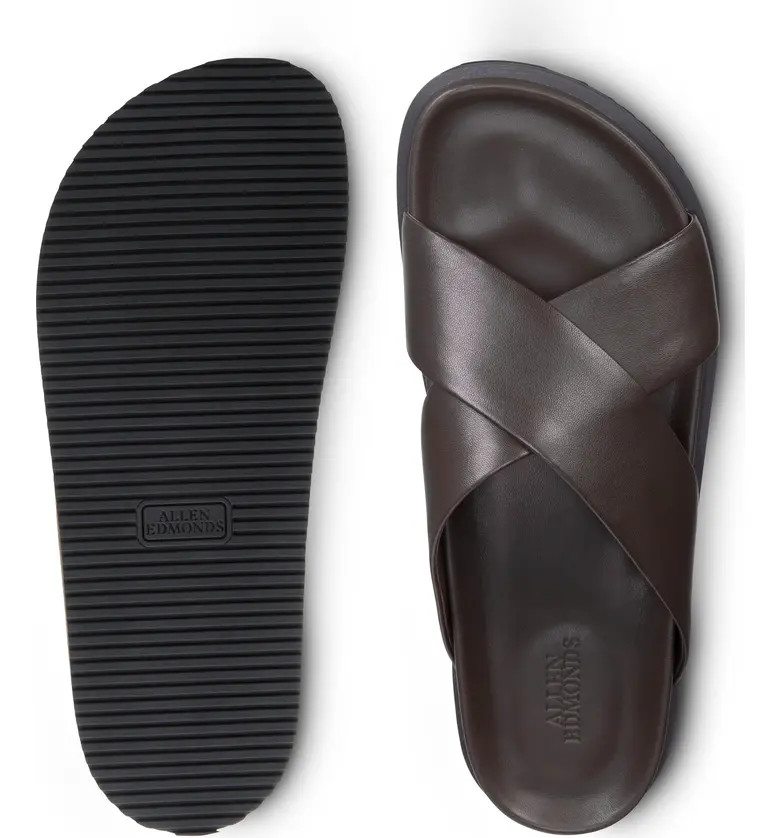 Del Mar Leather Slide Sandal (Men) | Nordstrom
