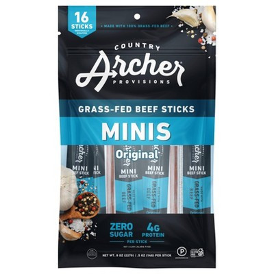 Country Archer Original Beef Mini Sticks - 16ct/8oz | Target