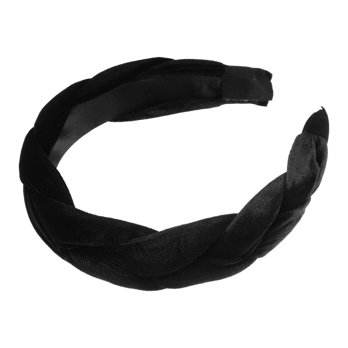 Unique Bargains Women's Thick Braided Velvet Headband Hairband Accessories 1.2 Inch Wide 1 Pc | Target