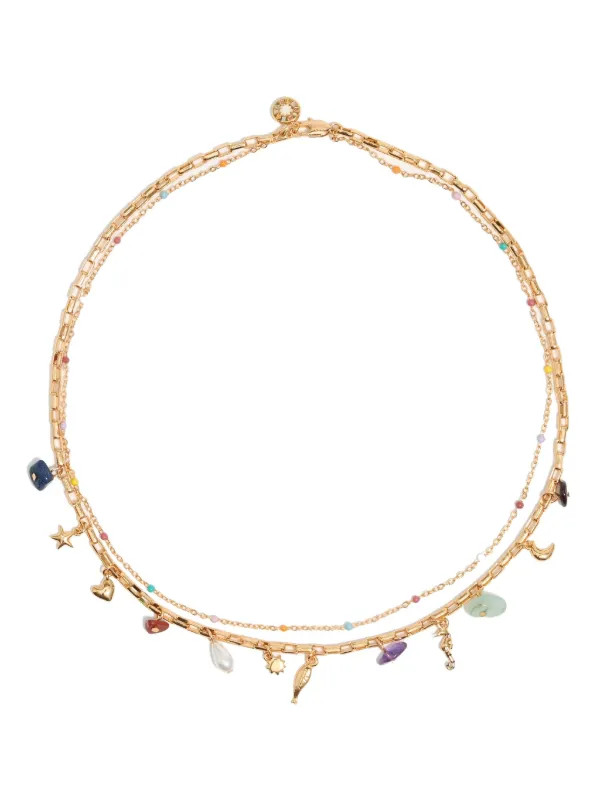 Bimba y Lola charm-embellished Necklace | Gold | FARFETCH | Farfetch Global