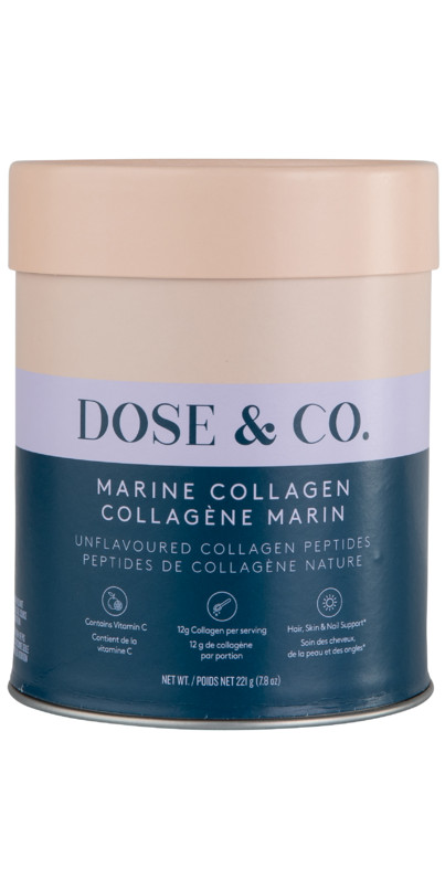 Dose & Co Pure Marine Collagen Peptide Powder Unflavoured | Well.ca