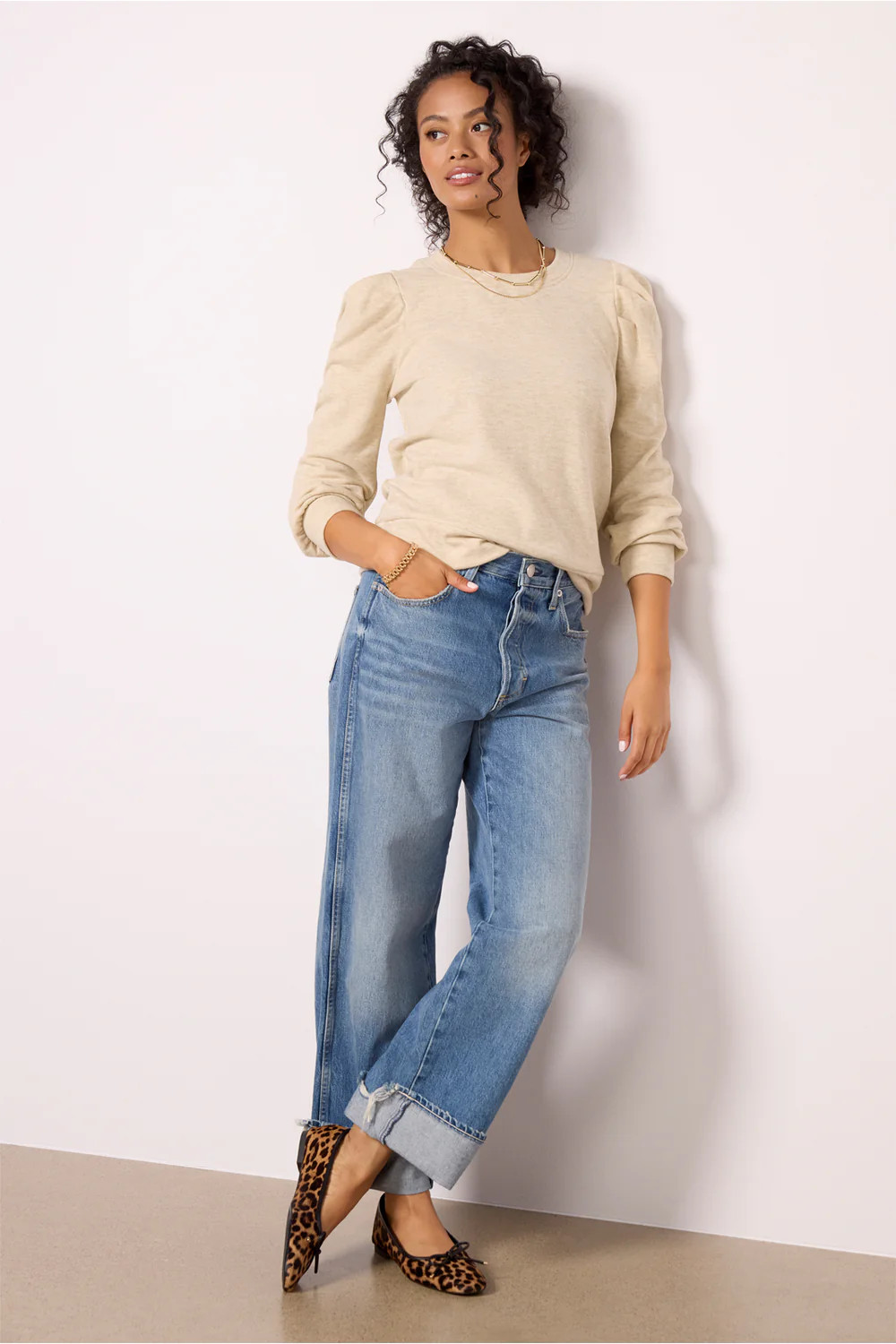 Adalynn Brushed Pleated Top | Evereve