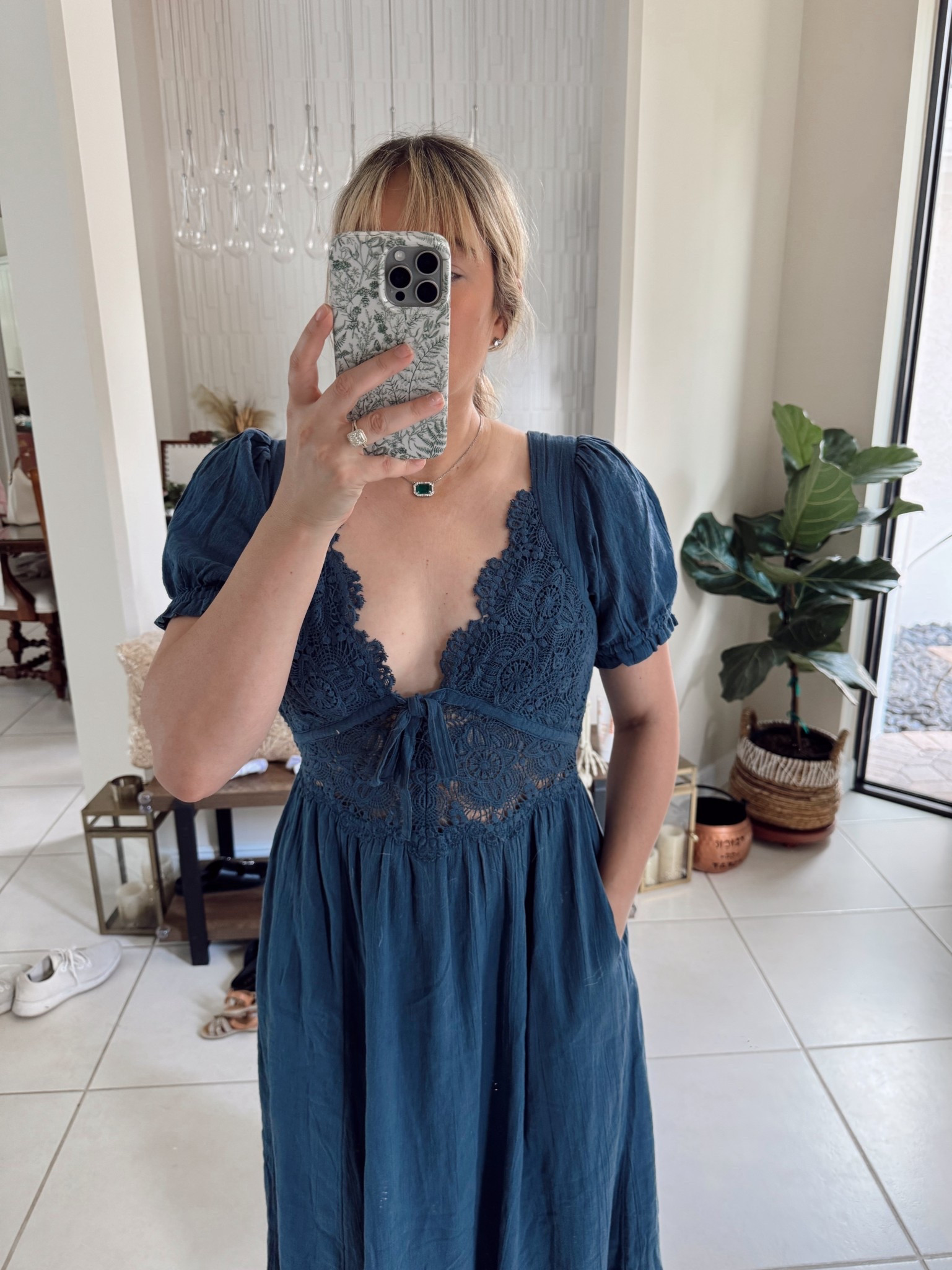 The details on this dress are so pretty 🤩 
Wearing an x-small 
Size down, it runs big 

#LTKSeasonal