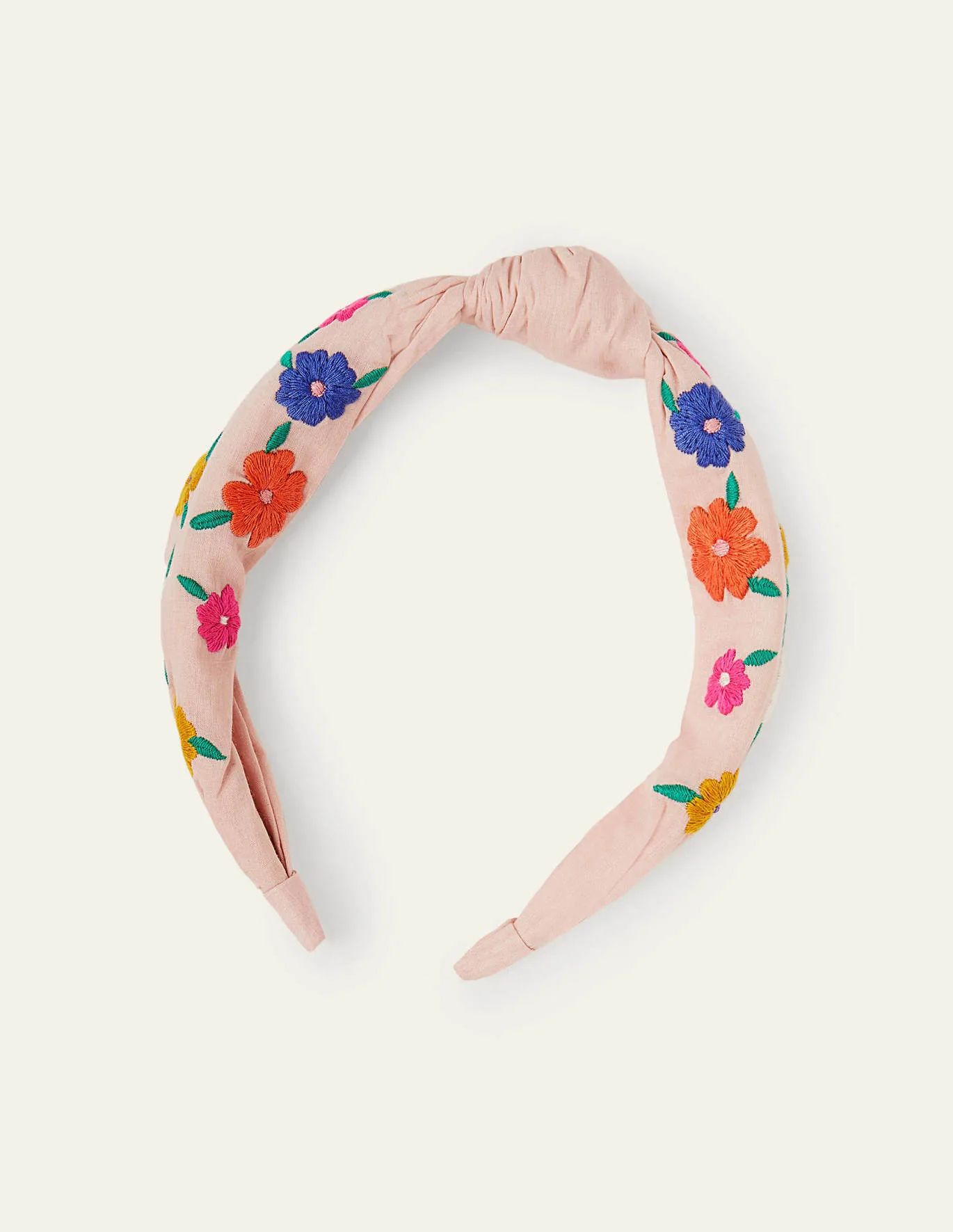 Embroidered Knotted Headband | Boden (US)
