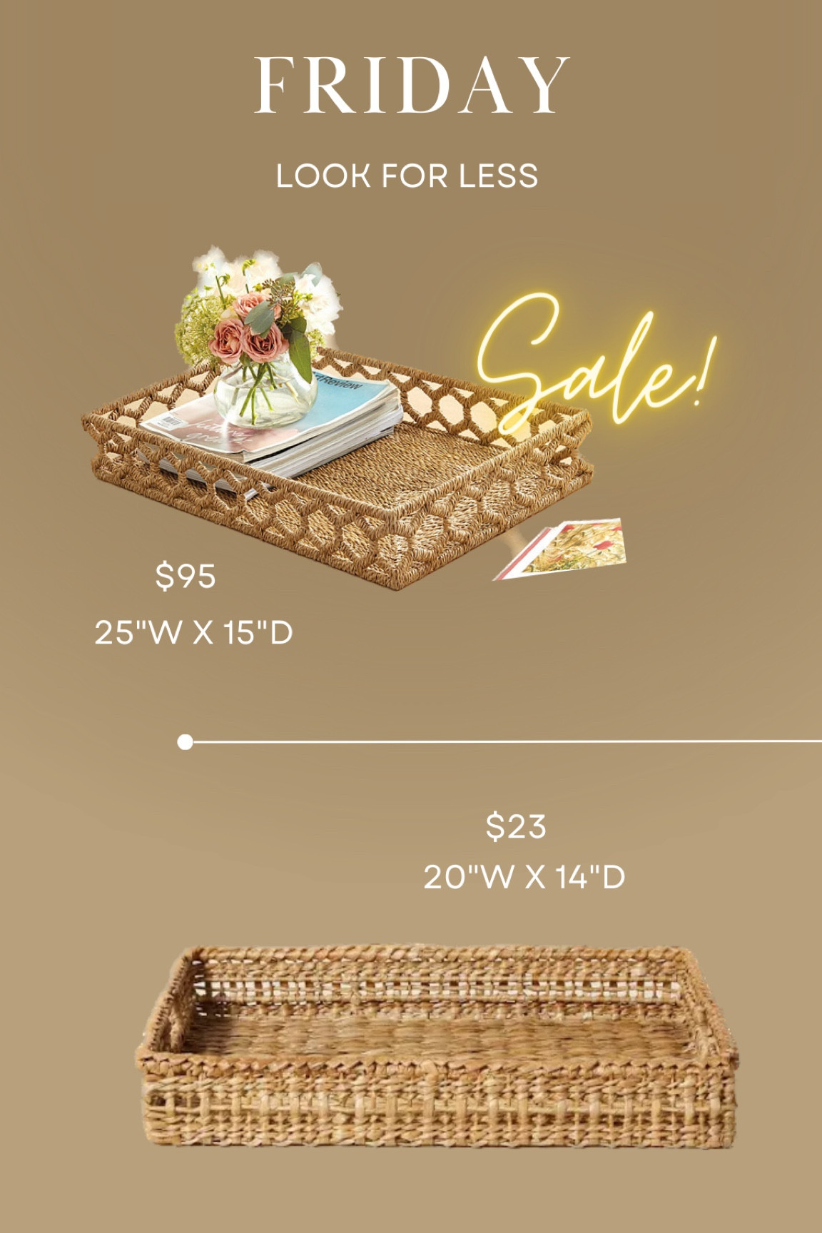 Woven trays. Grand millennial home. Ballard designs sale. Target find

#LTKhome #LTKsalealert #LTKunder100