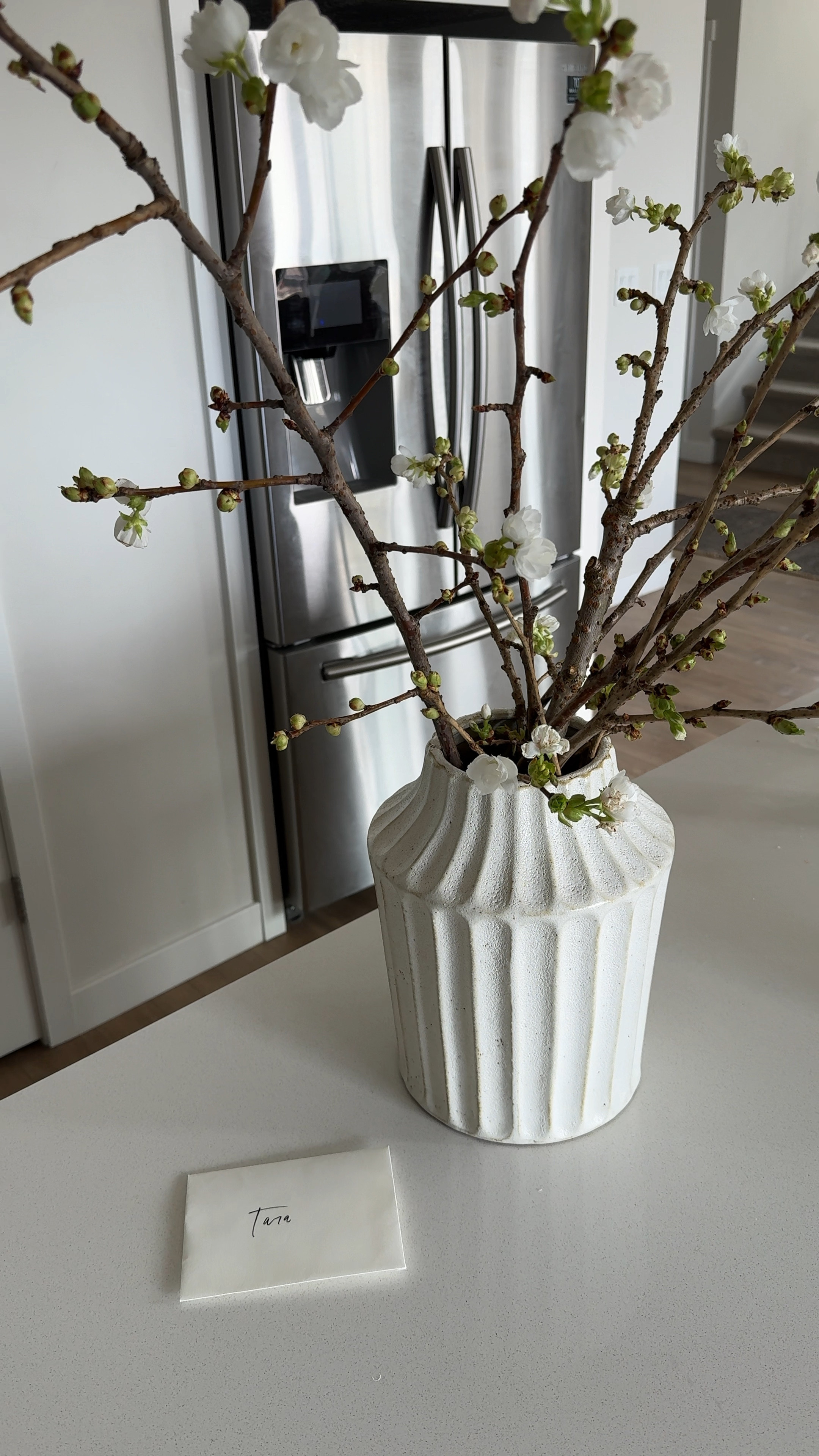 this arrangement is beautiful! Absolutely love this pot 🌿🤍 

this is the size large pot 

#LTKVideo #LTKhome #LTKfindsunder100