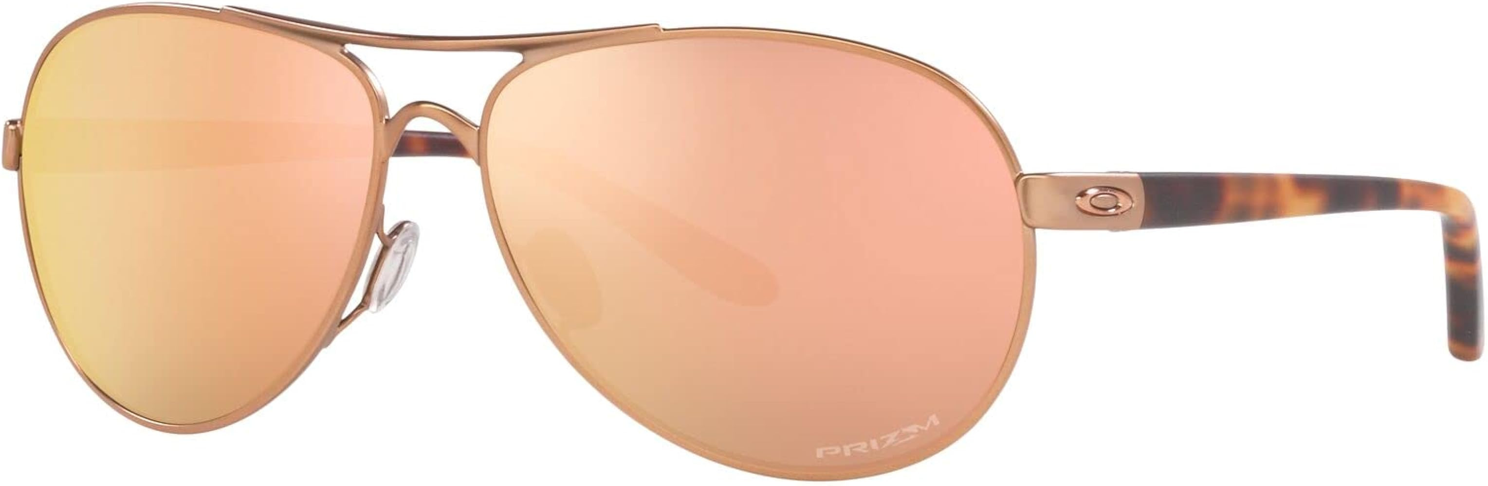 Oakley Women's Oo4079 Feedback Aviator Sunglasses | Amazon (US)