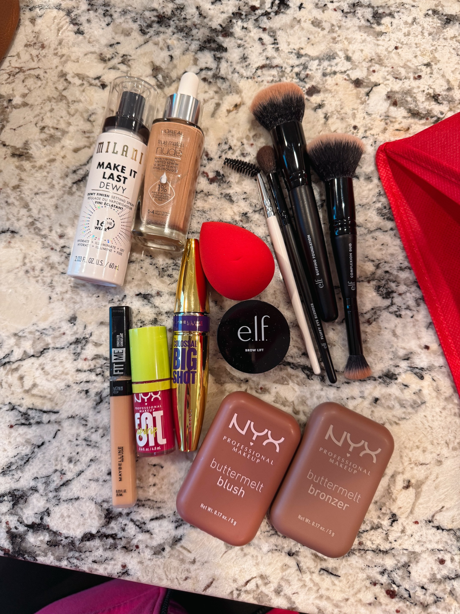 Target makeup look $15 or less 💋 

Elf brow lift
L’Oréal true match nude, shade 3-4
Maybelline fit me concealer, shade 015
Nyx buttermelt bronzer, butta biscuit
Nyx buttermelt blush, feeling butta
Maybelline colossal big shot mascara, blackest black
Milani make it last, dewy setting spray
Nyx fat oil lip drip, missed call

Brushes, all elf
Lash & brow wand
Complexion duo
Buffing foundation
Fluffy eye blender


#LTKStyleTip #LTKFindsUnder50 #LTKBeauty