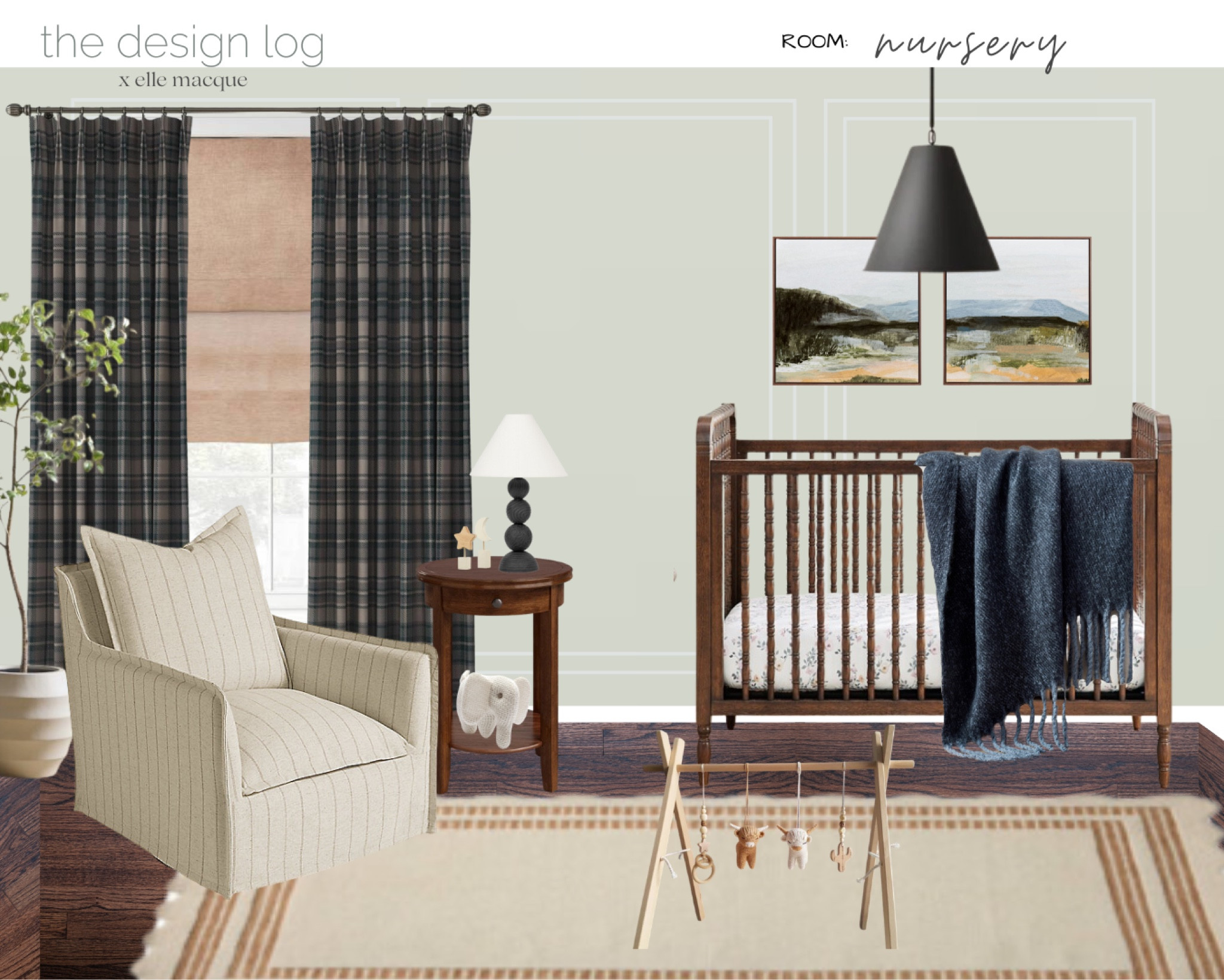 Virtual Interior Design Client : Nursery Design 

The Design Log || Nursery || follow us on IG @ellemacque || Virtual Design || Online Interior Design || Home E-Design || Interior Designer || Explore our e-Design services --> https://ellemacque.com || https://www.liketoknow.it/thedesignlog 

#thedesignlog #interiordesign #createhome #homedecor #nursery #targetfinds #baby



#LTKKids #LTKBaby #LTKBump