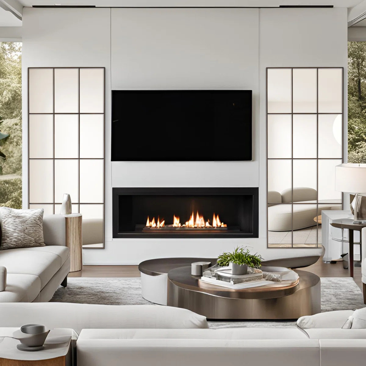 Ebern Designs Thorlof Aluminum Rectangle Mirror & Reviews | Wayfair | Wayfair North America