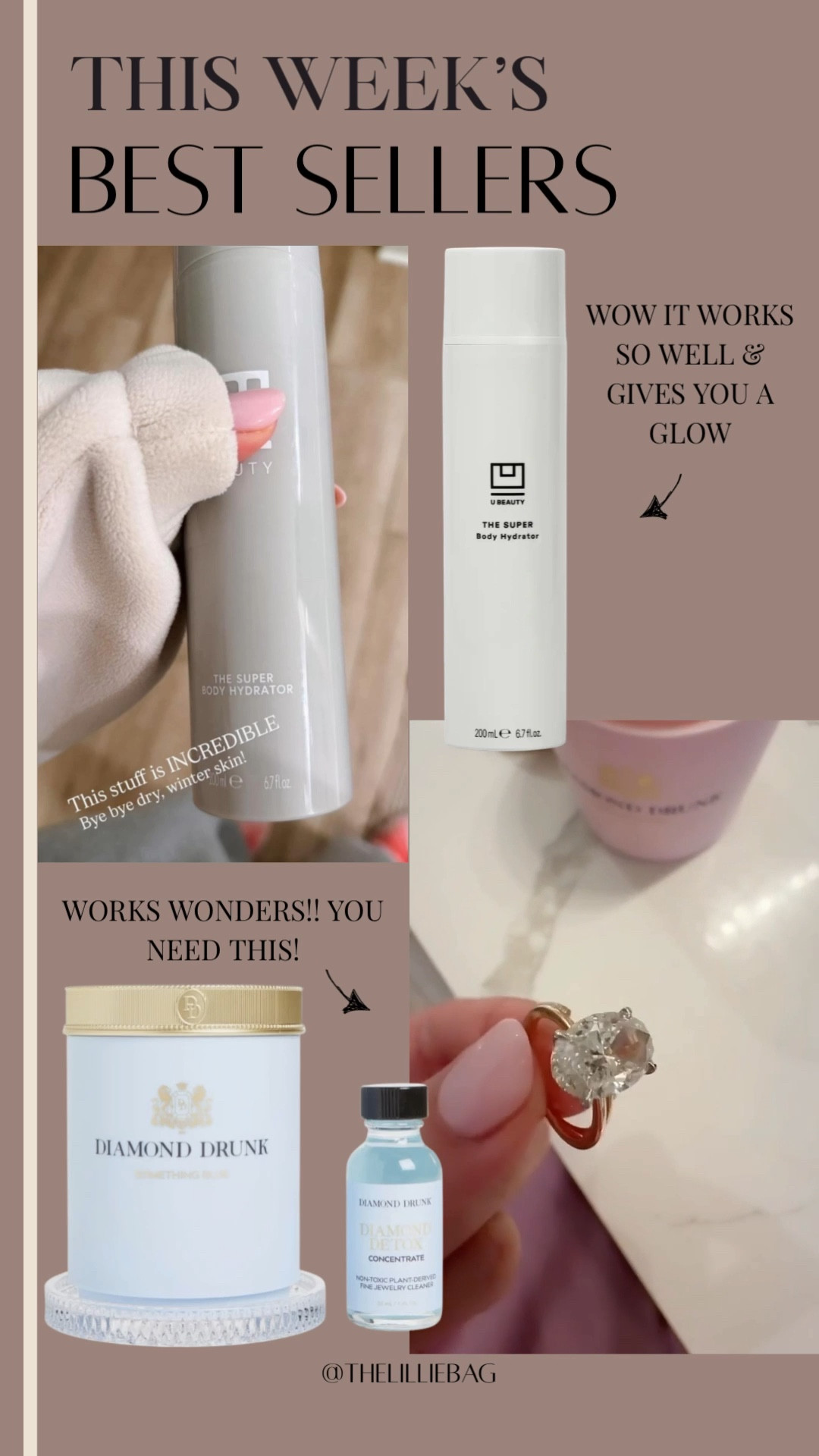 Random best sellers that are worth it! 

 jewelry cleaner on the planet! Your jewelry will never look better! Been using this stuff for YEARS! Amazed every time! ✨🤍

#LTKdayinmylife #LTKmorningroutine