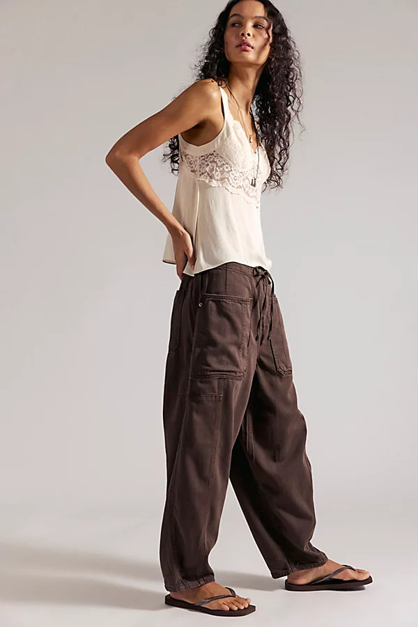 We The Free Silverton Pull-On Barrel Jeans | Free People (Global - UK&FR Excluded)