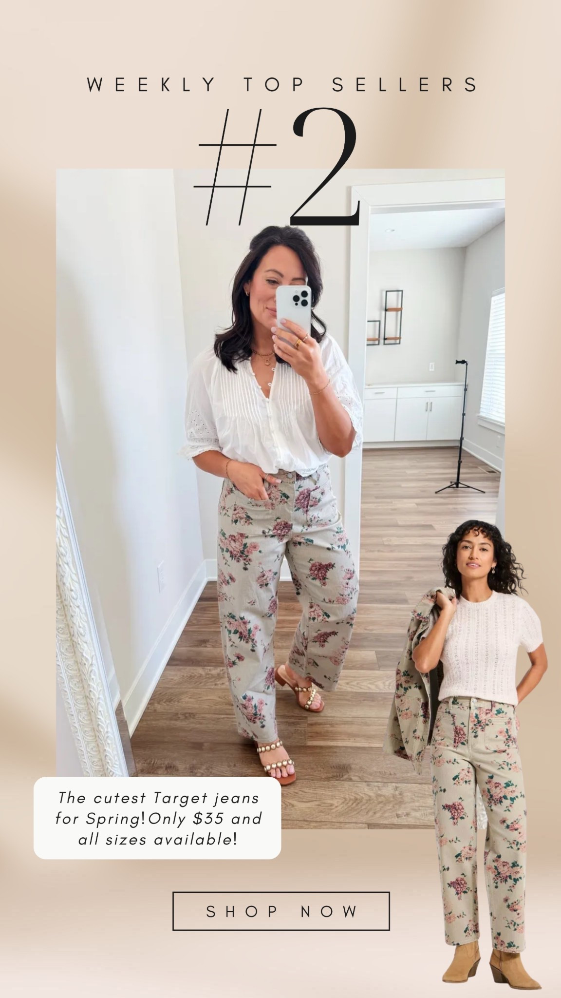 TARGET 🎯 TUESDAY 
 • medium top - loose fit 
• sized up one in denim - in a size 8
• sandals true to size

#LTKSaleAlert #LTKSeasonal #LTKootd