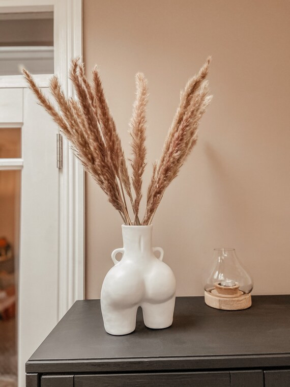 Female Body Bum Peachy Vase  Black or White Resin | Etsy | Etsy (US)