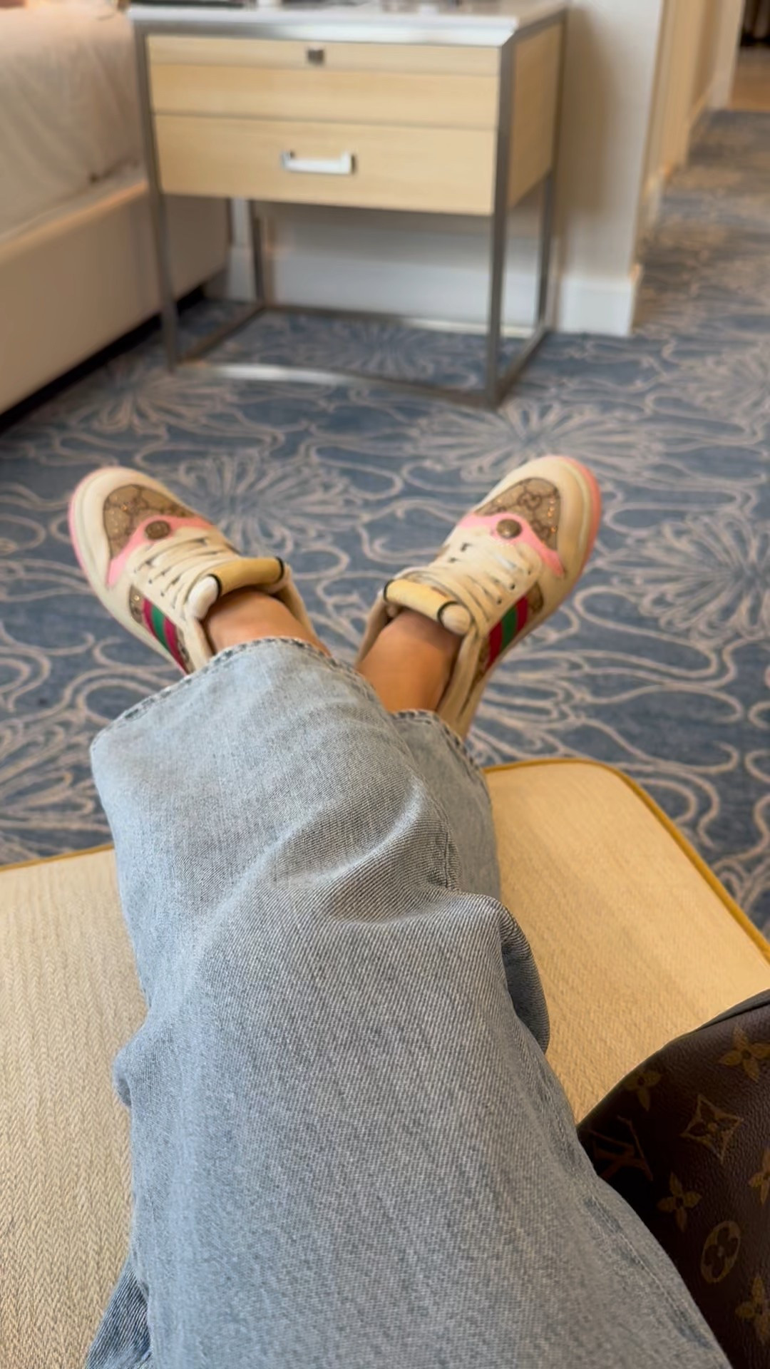 These are technically sneakers… but let’s be honest, I’m not running anywhere unless there’s champagne at the finish line. 🥂💎

Gucci Screener Crystals: for when your feet deserve luxury and your errands deserve drama.

Linked them on LTK because walking through life in basic shoes? Couldn’t be me. 💁🏼‍♀️
#LTKbougie #LTKluxury #GucciGoals #SparkleWithEveryStep #NotYourGymSneakers
Gucci Screener sneakers
Gucci crystal sneakers
Luxury sneakers
Designer sneakers
Crystals sneakers outfit
Statement sneakers
Women’s Gucci shoes
Casual glam outfit
Sneakers with crystals
Stylish travel shoes
High fashion sneakers
Glam mom style
Sneaker style inspo


#LTKActive #LTKOver40 #LTKStyleTip