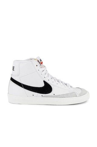 Nike Blazer Mid '77 Sneaker in White, Black & Sail from Revolve.com | Revolve Clothing (Global)