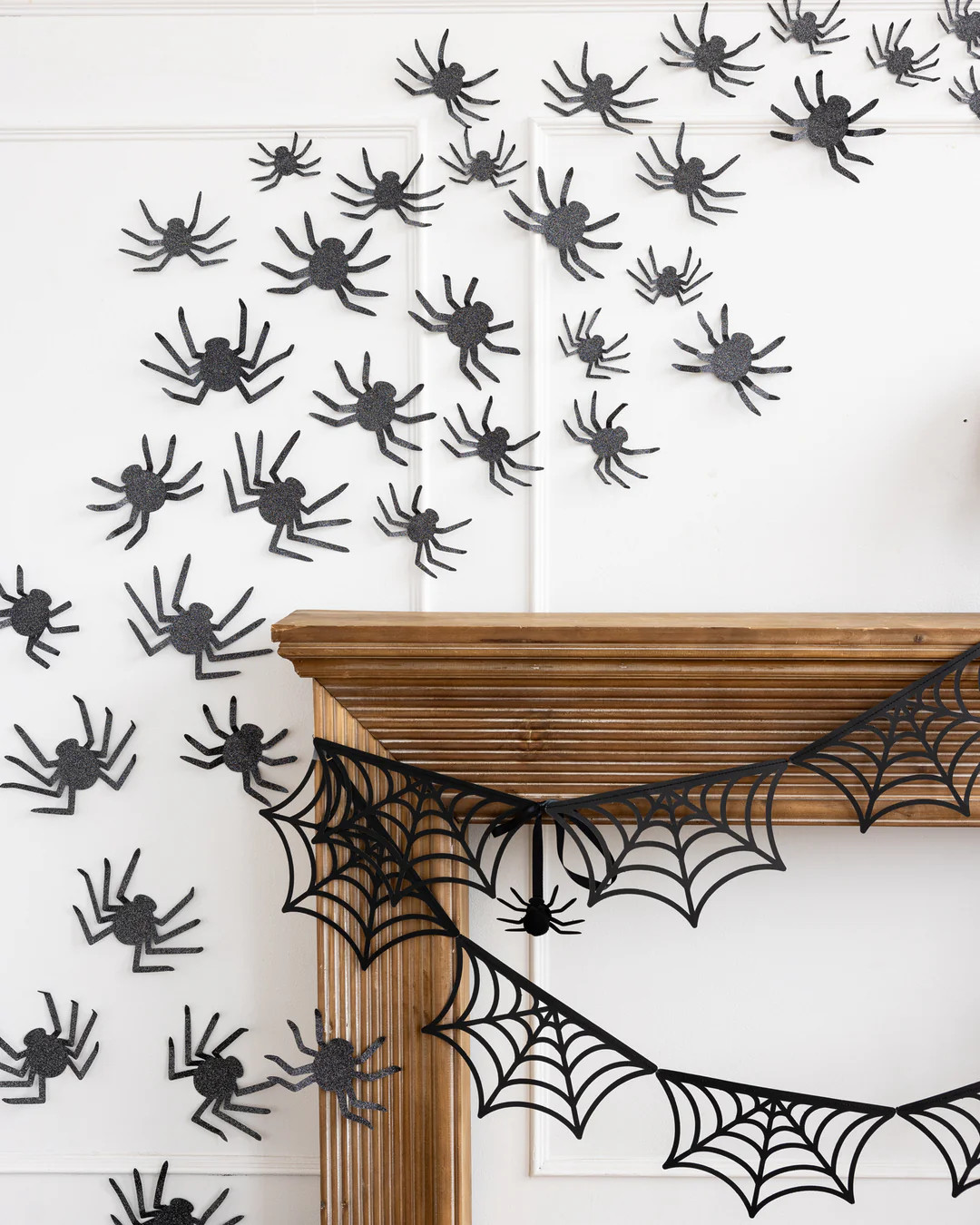 Glittered Wall Décor Spiders | My Mind's Eye