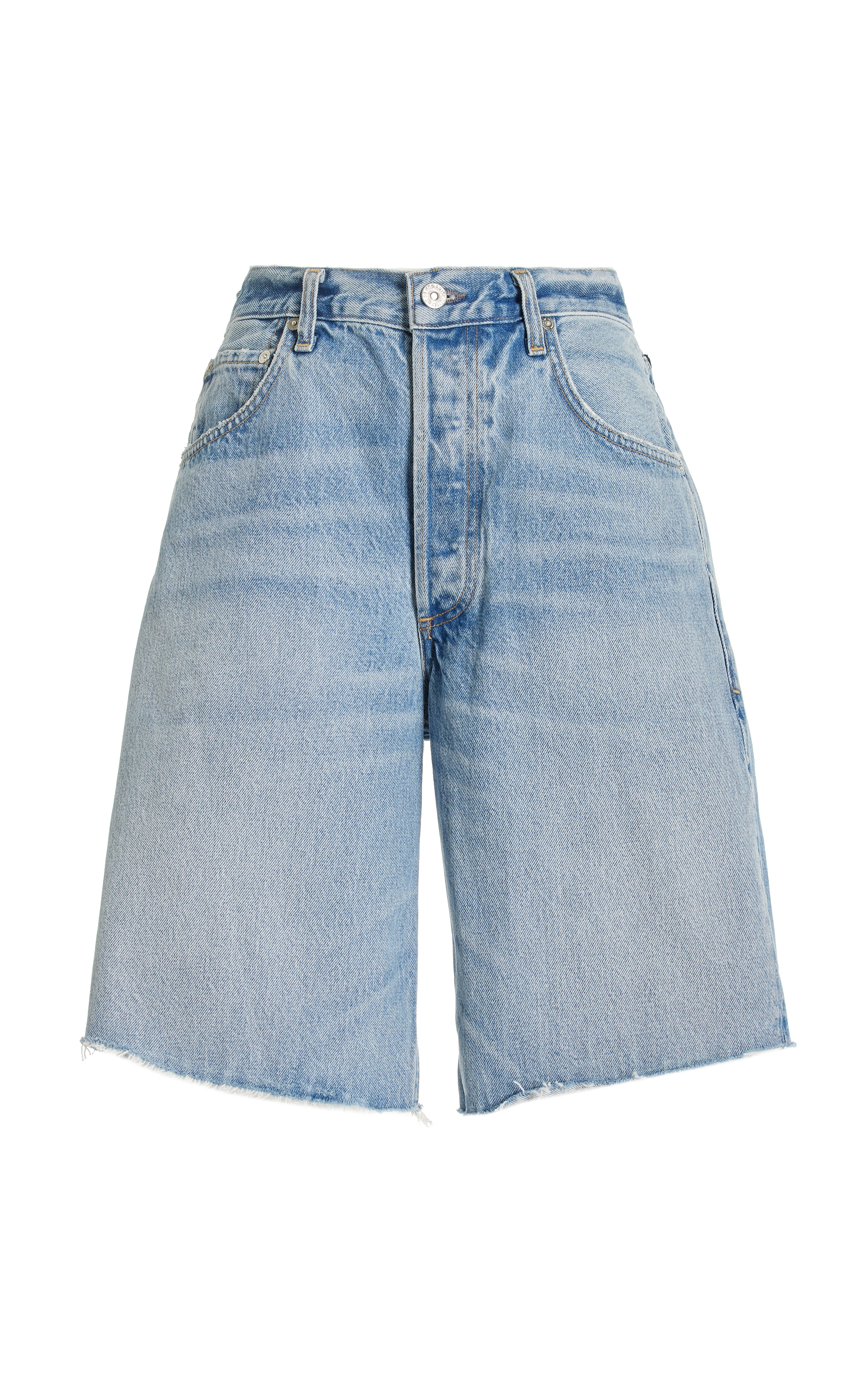 Ayla Denim Knee-Length Shorts | Moda Operandi (Global)