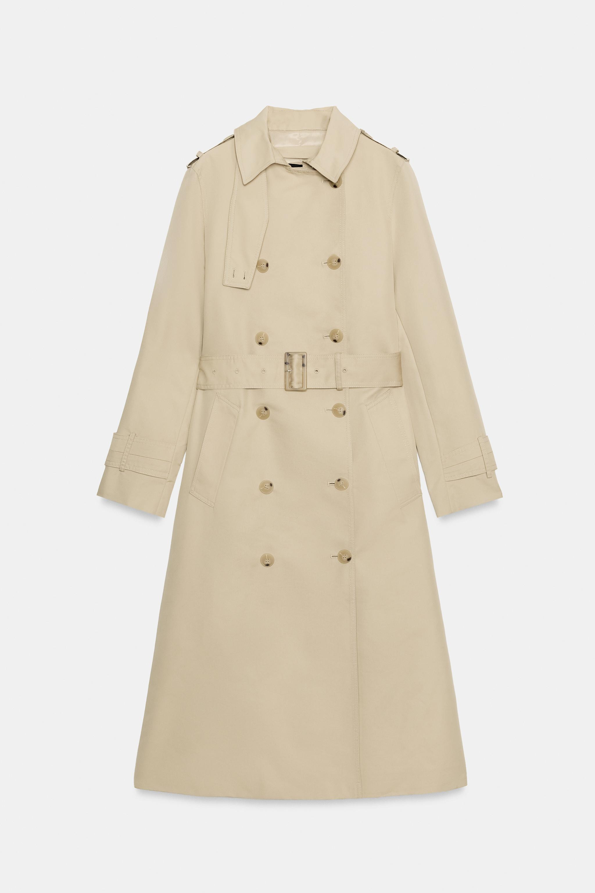 ZW COLLECTION WATER-REPELLENT TRENCH COAT WITH BELT | Zara UK
