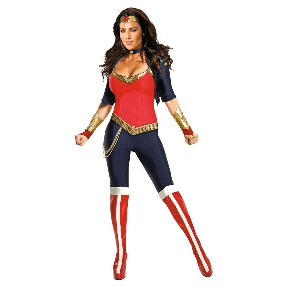 Women’s Wonder Woman Jumpsuit Costume - Extra Small | Oriental Trading Company