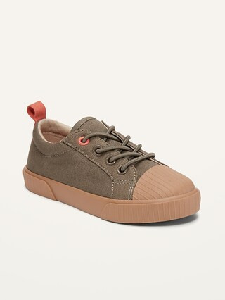Unisex Textured-Canvas Sneakers for Toddler | Old Navy (US)