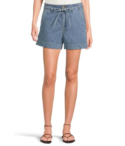PAIGE Women's Anessa Shorts with Waist Tie, Tranquility, 28 | Amazon (US)