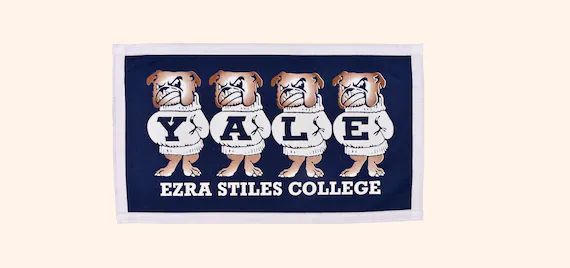 Yale University Ezra Stiles College Banner - Etsy | Etsy (US)