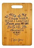Mothers Gift – Special Love Heart Poem Bamboo Cutting Board Design Mom Gift Mothers Day Gift Mom Bir | Amazon (US)