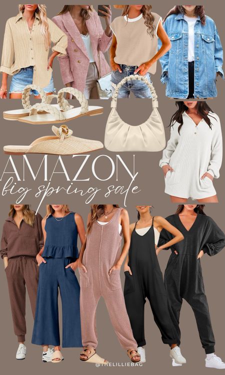 AMAZON big spring sale: women’s spring fashion trends! Up to 60% off styles ends today! 

Denim jacket. Matching set. Spring looks. Spring outfits. Travel outfit. Sandals. 

#LTKsalealert #LTKstyletip #LTKfindsunder50